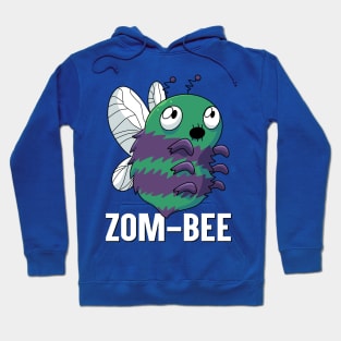 Zom-Bee Cute Bee Zombie English Funny Word Play Hoodie